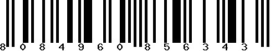EAN-13 : 8084960856343