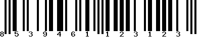 EAN-13 : 8539461123123