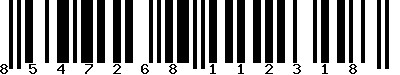 EAN-13 : 8547268112318