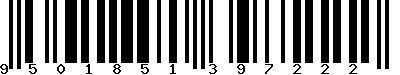 EAN-13 : 9501851397222