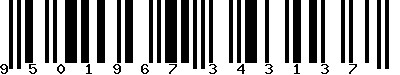 EAN-13 : 9501967343137