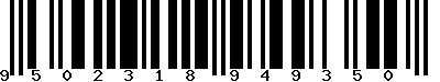 EAN-13 : 9502318949350