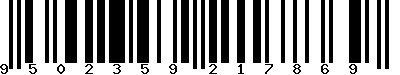 EAN-13 : 9502359217869