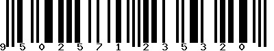 EAN-13 : 9502571235320