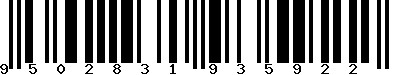 EAN-13 : 9502831935922
