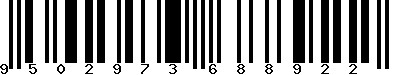 EAN-13 : 9502973688922