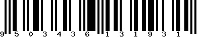 EAN-13 : 9503436131931