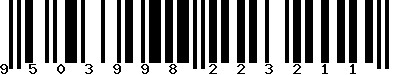 EAN-13 : 9503998223211