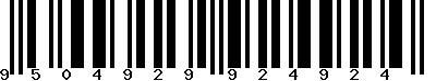 EAN-13 : 9504929924924