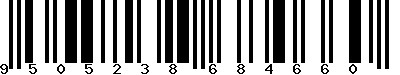 EAN-13 : 9505238684660