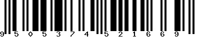 EAN-13 : 9505374521669