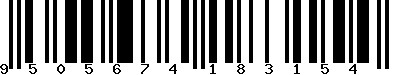 EAN-13 : 9505674183154