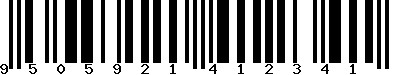 EAN-13 : 9505921412341