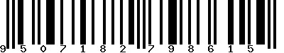 EAN-13 : 9507182798615
