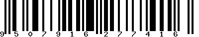 EAN-13 : 9507916277416