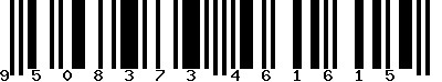 EAN-13 : 9508373461615