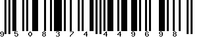 EAN-13 : 9508374449698