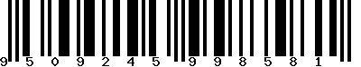 EAN-13 : 9509245998581