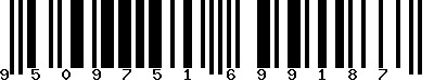 EAN-13 : 9509751699187