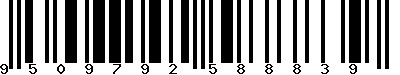 EAN-13 : 9509792588839