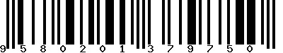 EAN-13 : 9580201379750