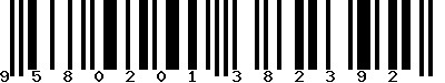 EAN-13 : 9580201382392