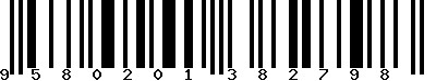EAN-13 : 9580201382798