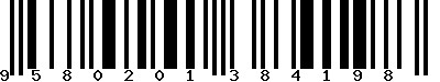 EAN-13 : 9580201384198