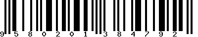EAN-13 : 9580201384792
