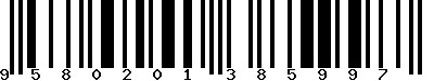 EAN-13 : 9580201385997