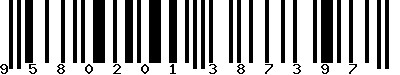 EAN-13 : 9580201387397