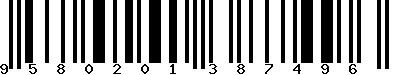 EAN-13 : 9580201387496