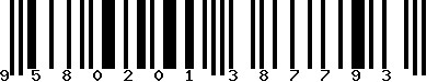 EAN-13 : 9580201387793