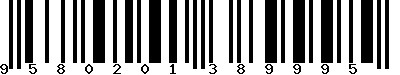 EAN-13 : 9580201389995