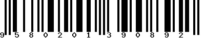EAN-13 : 9580201390892