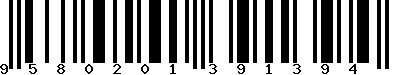 EAN-13 : 9580201391394