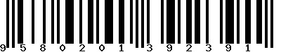EAN-13 : 9580201392391