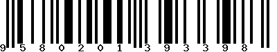 EAN-13 : 9580201393398