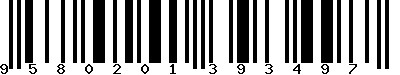 EAN-13 : 9580201393497