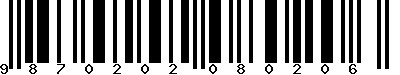 EAN-13 : 9870202080206