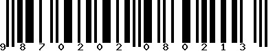 EAN-13 : 9870202080213